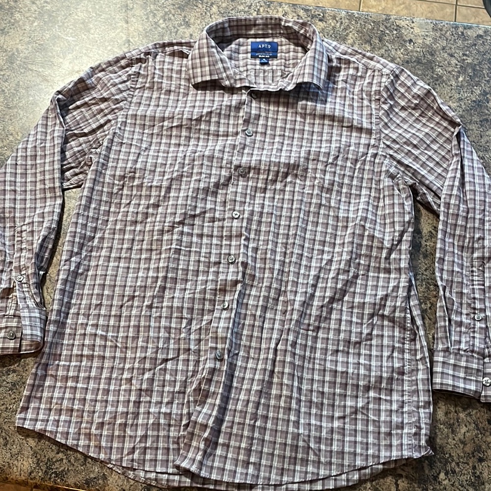 Apt. 9 slim fit 17-17 1/2 - 34/35